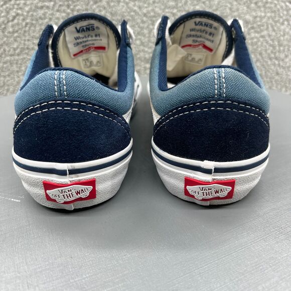 VANS Old Skool Pro Men's Sneakers | Blue Mens Size 4.0 | VN000ZD4Y28 | EUC - Picture 3 of 14